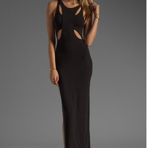 NWT Blessed Are Meek XS S Holey Smoke BodyCon Dress Black CutOut Indie Boho Sexy - Picture 15 of 16